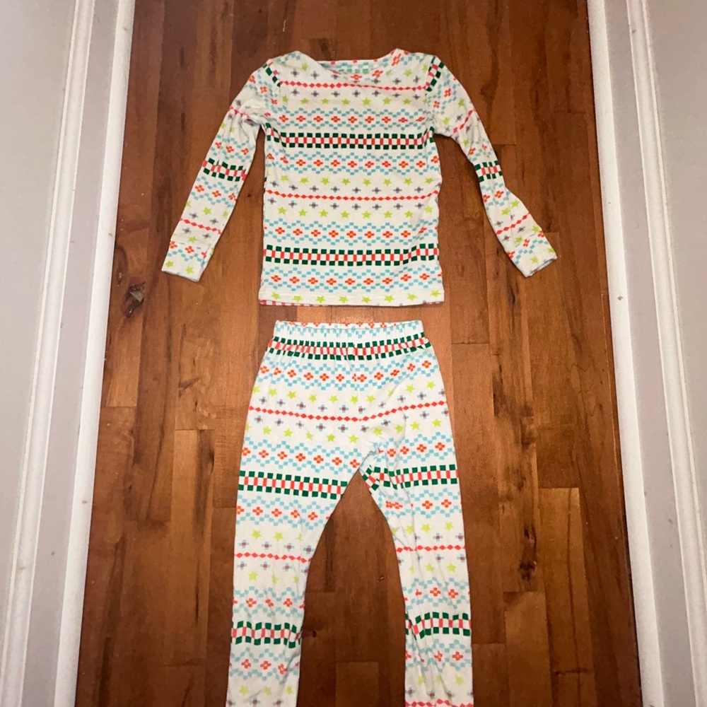 Cat & Jack Multicolor Patterned Kids Pajama Set